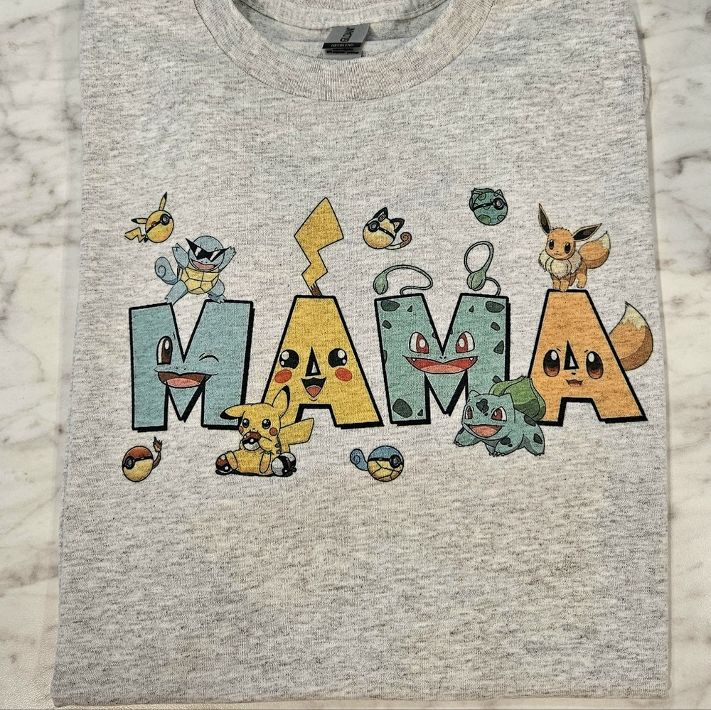 Pokรฉmon Mom shirt busy doing mom stuff humor cute coffee mama